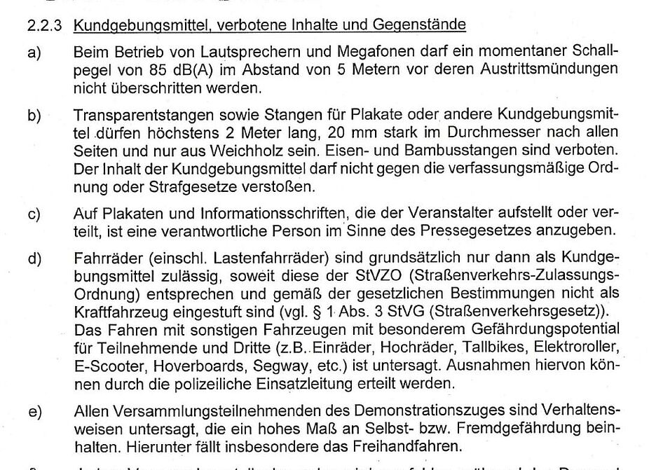 Auflagen Teil 2 Auflagen Teil 2